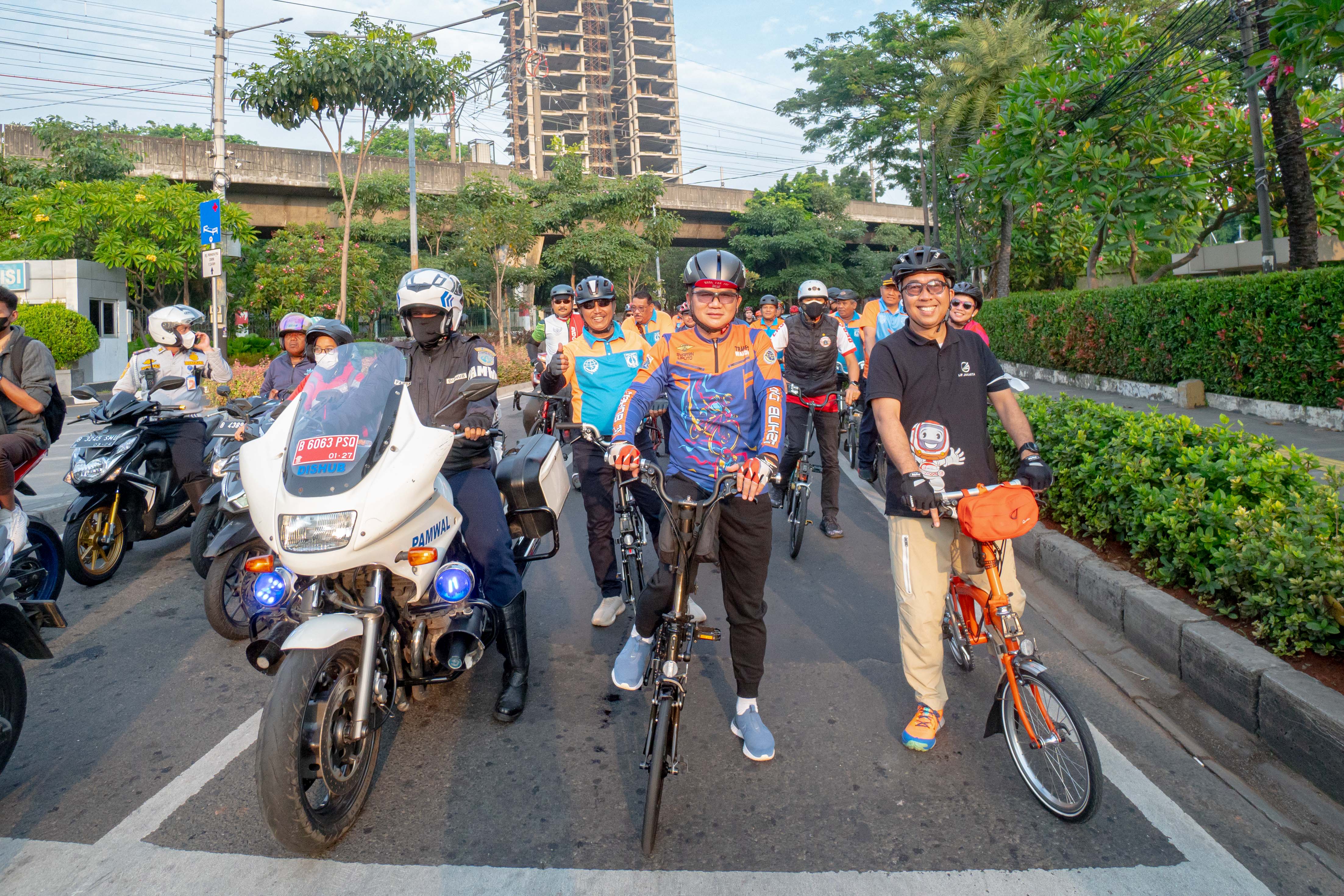 Jumat Bike LRTJ dengan DISHUB 2022